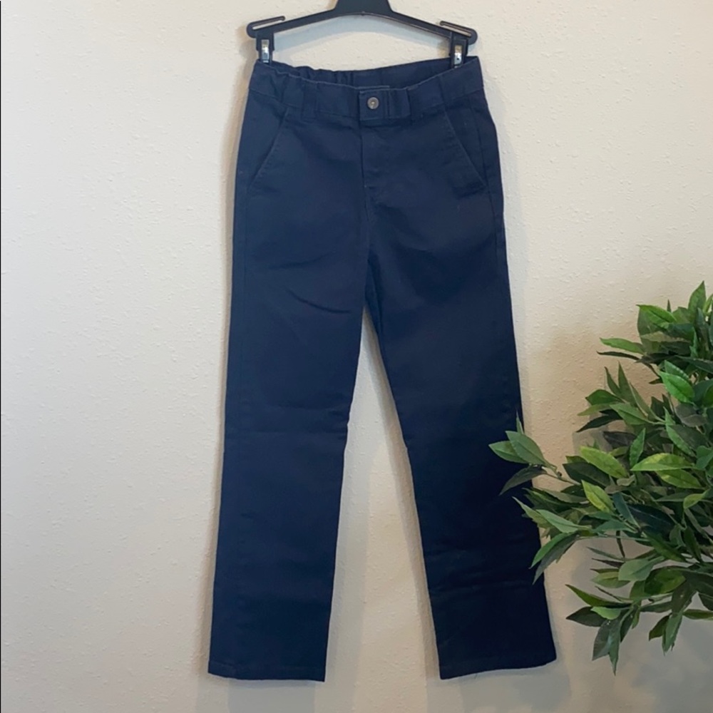Boys Navy Slim dress pants ~ Chaps